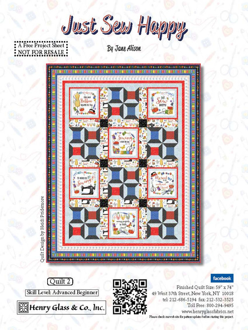 Just Sew Happy Quilt #2 Just Sew Happy Quilt #2