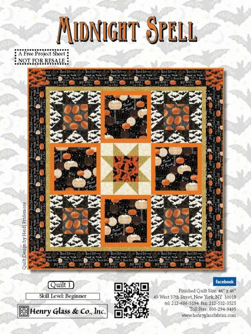 Midnight Spell Quilt #1 Midnight Spell Quilt #1