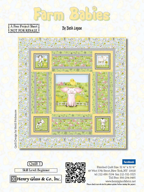 Farm Babies Quilt #1 Farm Babies Quilt #1