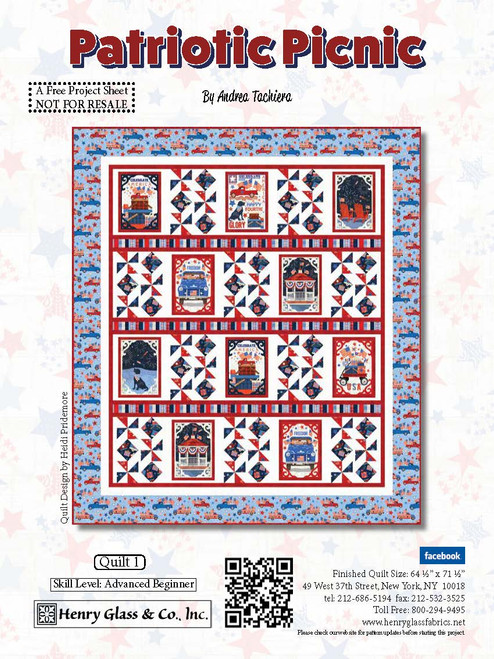 Patriotic Picnic Quilt #1 Patriotic Picnic Quilt #1