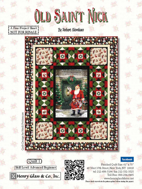 Old Saint Nick Quilt #1 Old Saint Nick Quilt #1