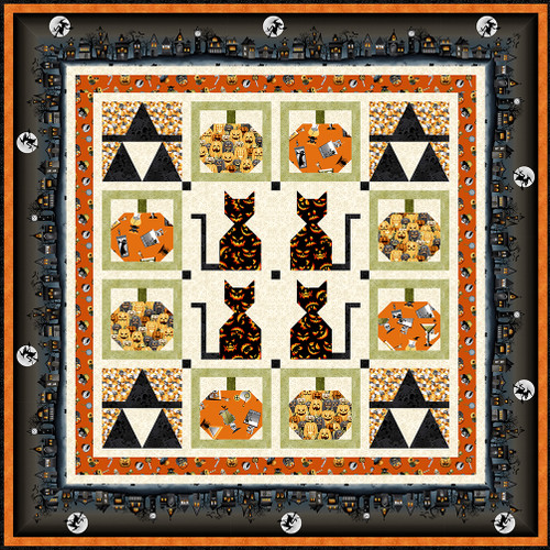 Halloween Ball Quilt #1 Halloween Ball Quilt #1