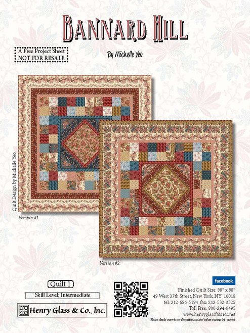 Bannard Hill Quilt #1 Bannard Hill Quilt #1