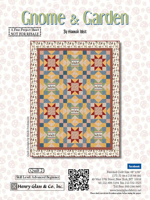 Gnome & Garden Quilt #2 Gnome & Garden Quilt #2