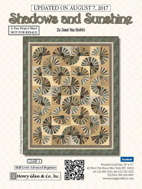 Shadows and Sunshine Quilt #1 Shadows and Sunshine Quilt #1