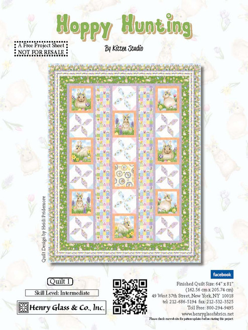 Hoppy Hunting Quilt #1 Hoppy Hunting Quilt #1