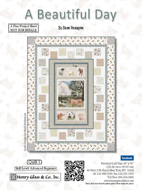A Beautiful Day Quilt #1 A Beautiful Day Quilt #1