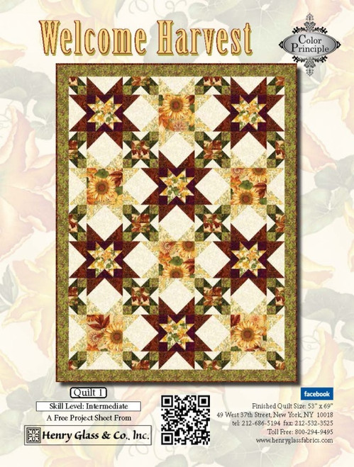 Welcome Harvest- Quilt 1 Welcome Harvest- Quilt 1