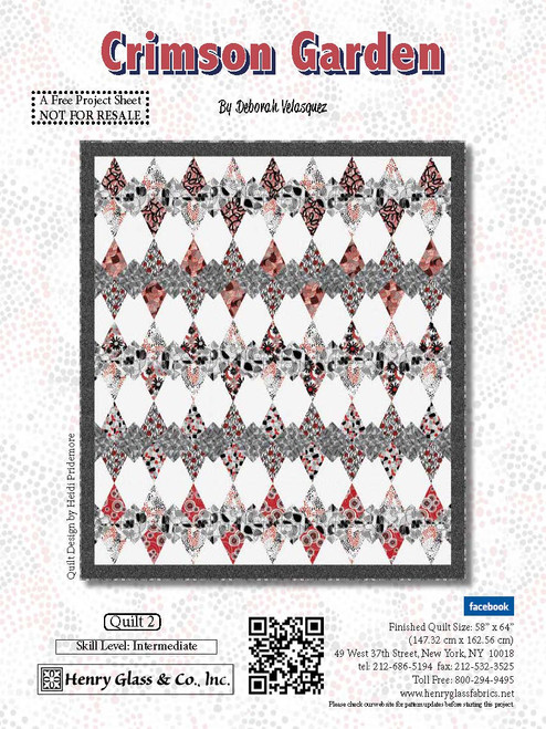 Crimson Garden Quilt #2 Crimson Garden Quilt #2
