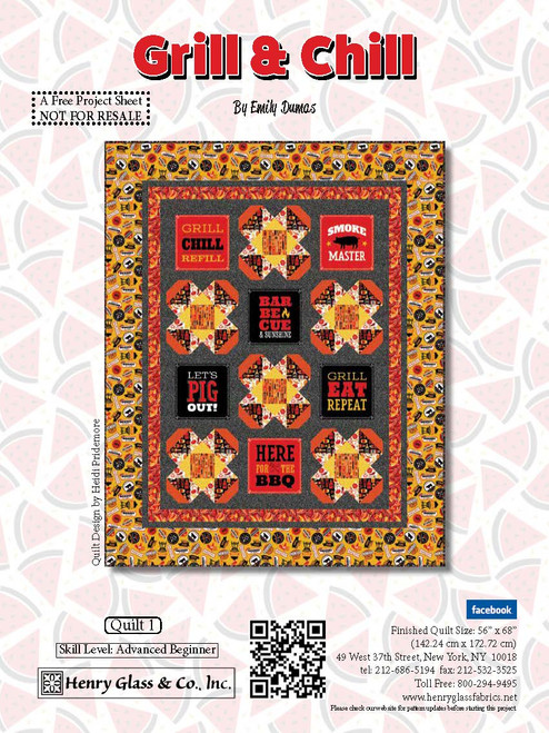Grill & Chill Quilt #1 Grill & Chill Quilt #1