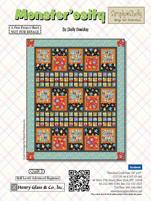 Monster'ocity Quilt #2 Monster'ocity Quilt #2