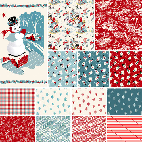 Fabric Lines - Shipping Soon - Winter in Snowtown - Henry Glass Fabrics
