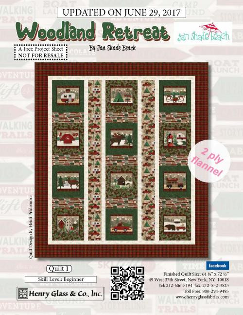 Woodland Retreat Quilt #1 Woodland Retreat Quilt #1
