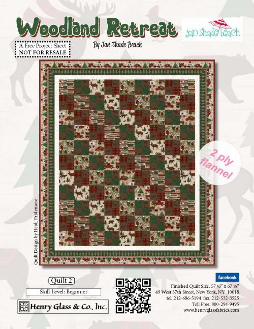 Woodland Retreat Quilt #2 Woodland Retreat Quilt #2