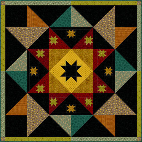 Autumn Farmhouse - Evening Star Quilt Autumn Farmhouse - Evening Star Quilt
