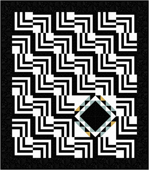 Back in Black - Geo Surprise Quilt Back in Black - Geo Surprise Quilt