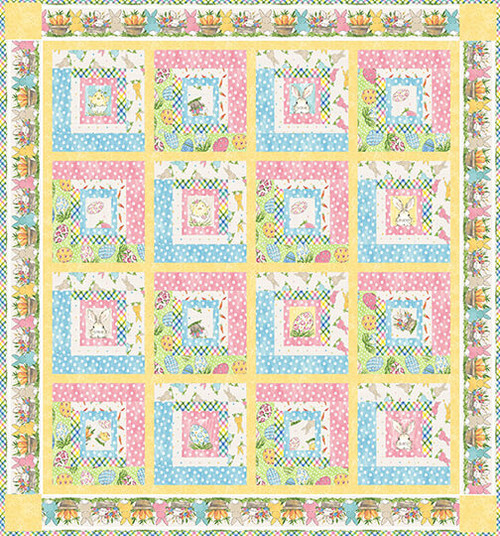 Peek A Boo Bunnies - Hello Bunny Quilt Peek A Boo Bunnies - Hello Bunny Quilt