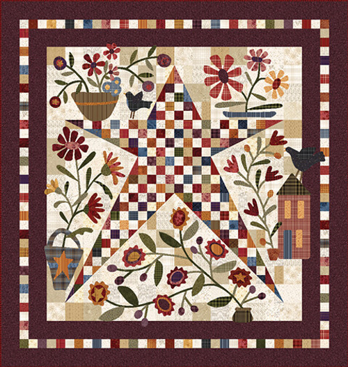 Flossie's Flowers - Stellar Garden Quilt Flossie's Flowers - Stellar Garden Quilt