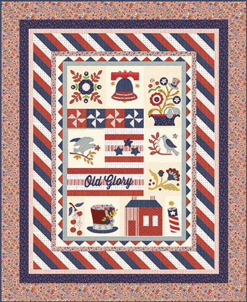 Old Glory - Patriotic Stripes Quilt Old Glory - Patriotic Stripes Quilt