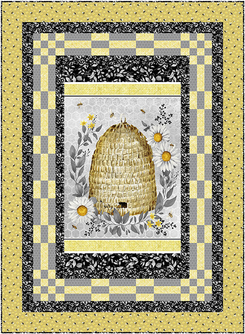 Sweet Bees - Panel Up Quilt Sweet Bees - Panel Up Quilt