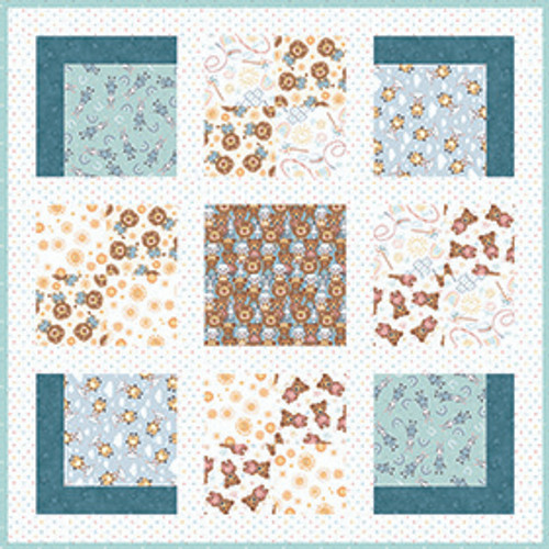 Boho Buddies - Four Patch Fun Quilt Boho Buddies - Four Patch Fun Quilt