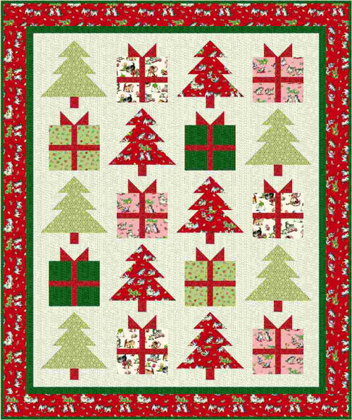A Kitty for Christmas - Merry Mornings Quilt A Kitty for Christmas - Merry Mornings Quilt