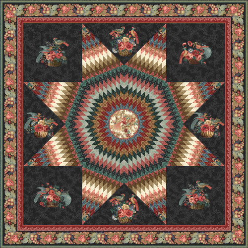 Philomena - Philomena’s Star Quilt (Prussian Blue) Philomena - Philomena’s Star Quilt (Prussian Blue)