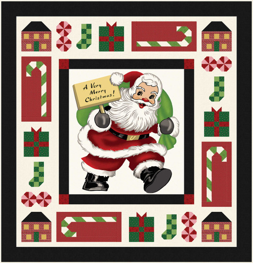 Santa's Coming to Town - Tis the Season Quilt Santa's Coming to Town - Tis the Season Quilt