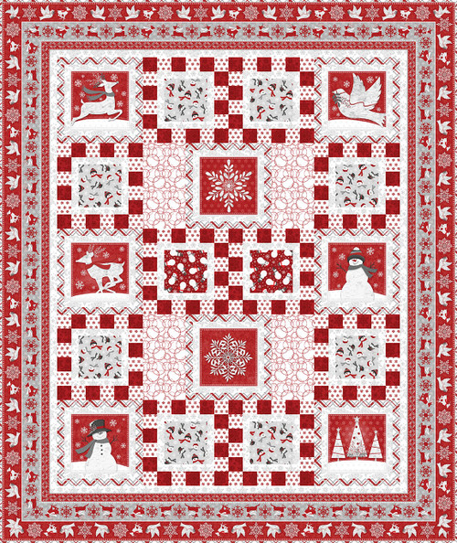 Blizzard Fun - Winter Wonderland Quilt Blizzard Fun - Winter Wonderland Quilt