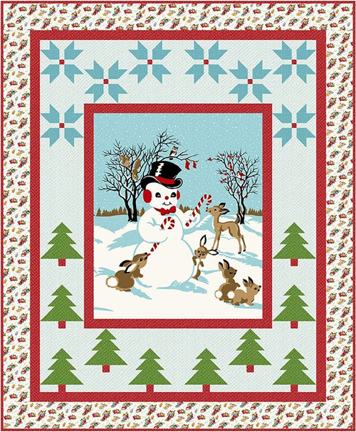 Frosty and Forest Friends - Winter All Around Quilt Frosty and Forest Friends - Winter All Around Quilt