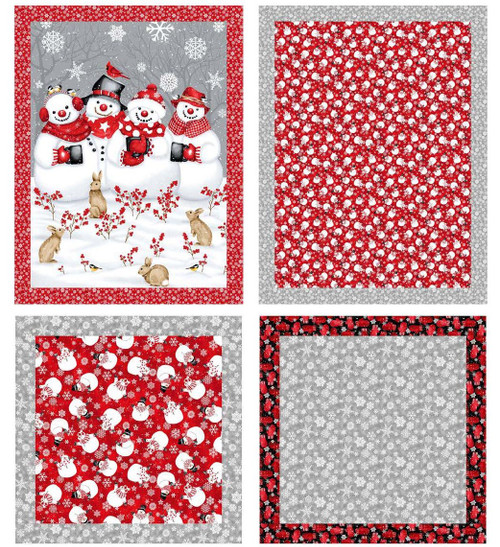 Snow Crew Minky - Snow Buddies Blanket Set Snow Crew Minky - Snow Buddies Blanket Set