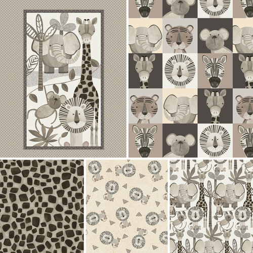 Jungle Romp Minky Full Collection || Jungle Romp Minky