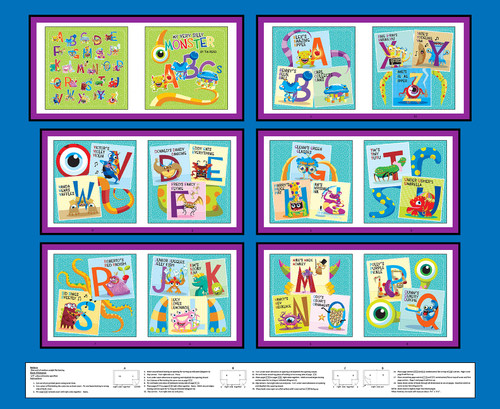 3542BP-77 Blue || My Very Silly Monster's ABCs