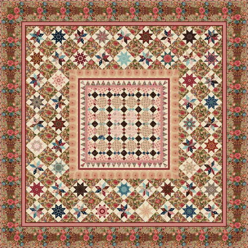 Lost Gardens of Heligan - St Austell-Moyle Quilt - Caramel Lost Gardens of Heligan - St Austell-Moyle Quilt - Caramel