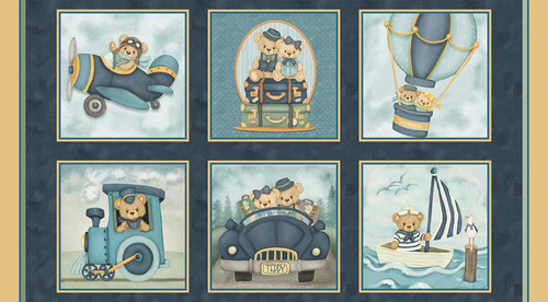 2417B-77 Blue* || Traveling Teddies