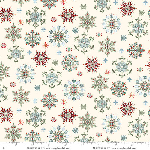 3605-11 Cream Multi || Nordic Holiday Village