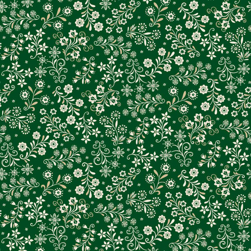 3610-66 Green Cream || Nordic Holiday Village
