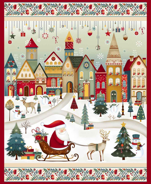 3615P-44 Cream Multi* || Nordic Holiday Village