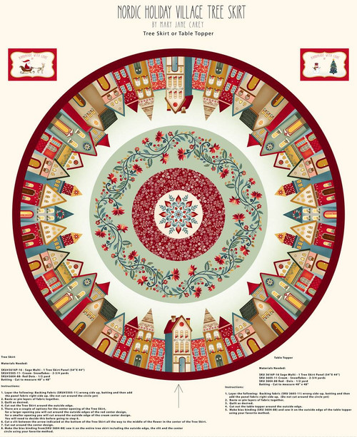 3616P-16 Sage Multi || Nordic Holiday Village