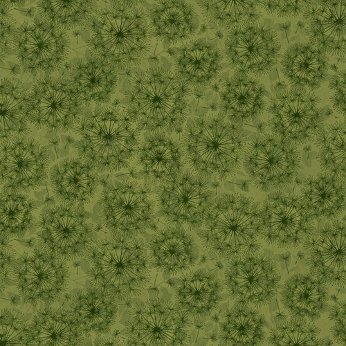 3654-66 Green || Oak and Berries