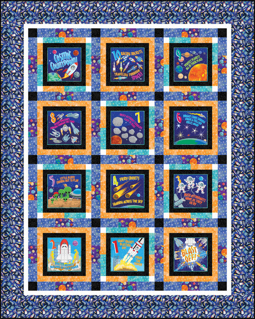Cosmic Countdown - Cosmic Adventure Quilt Cosmic Countdown - Cosmic Adventure Quilt
