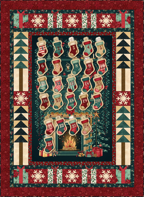 Gifts of Gratitude - Stockings of Gratitude Advent Quilt Gifts of Gratitude - Stockings of Gratitude Advent Quilt