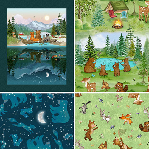 Happy Campers Minky-Digital Full Collection