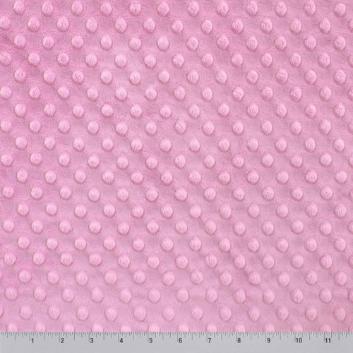 MINKY DOT - 58/60" DUSTY ROSE