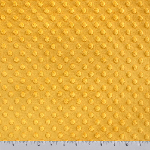 MINKY DOT - 58/60" GOLD