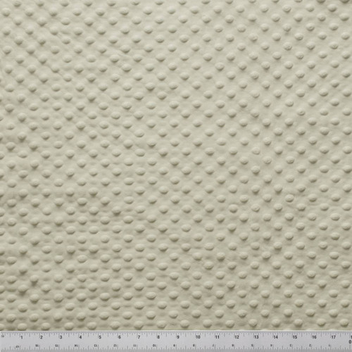 MINKY DOT - 58/60" LATTE