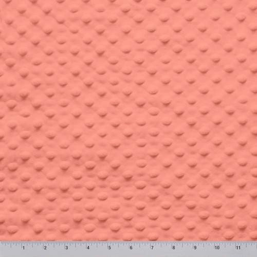 MINKY DOT - 58/60" PEACH