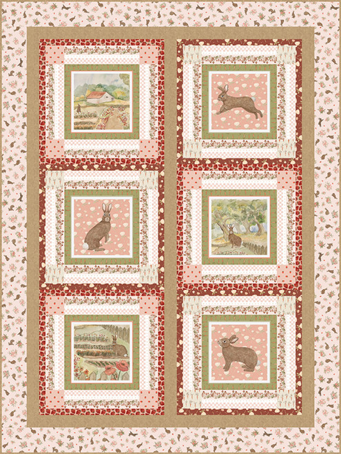 Strawberry Lane - Berries & Bunnies Quilt