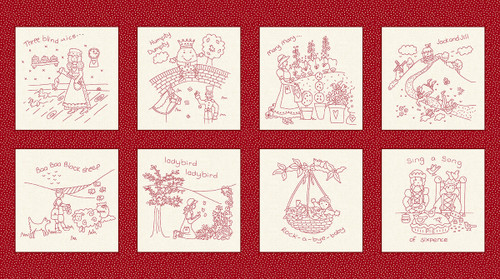 2841B-88* Red || Redwork Rhymes