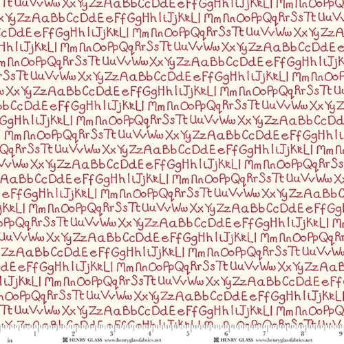 2849-08 Cream || Redwork Rhymes